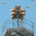 Dual Blighter B422-HP Ground Surveillance Radars on Tower (Light Stone)